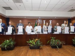 El PJCDMX, Presente en la Ceremonia de Afiliación al Colegio Nacional, del Tribunal Federal de Justicia Administrativa