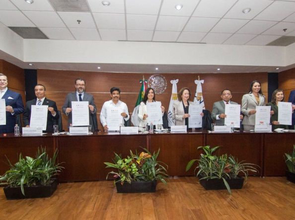 El PJCDMX, Presente en la Ceremonia de Afiliación al Colegio Nacional, del Tribunal Federal de Justicia Administrativa